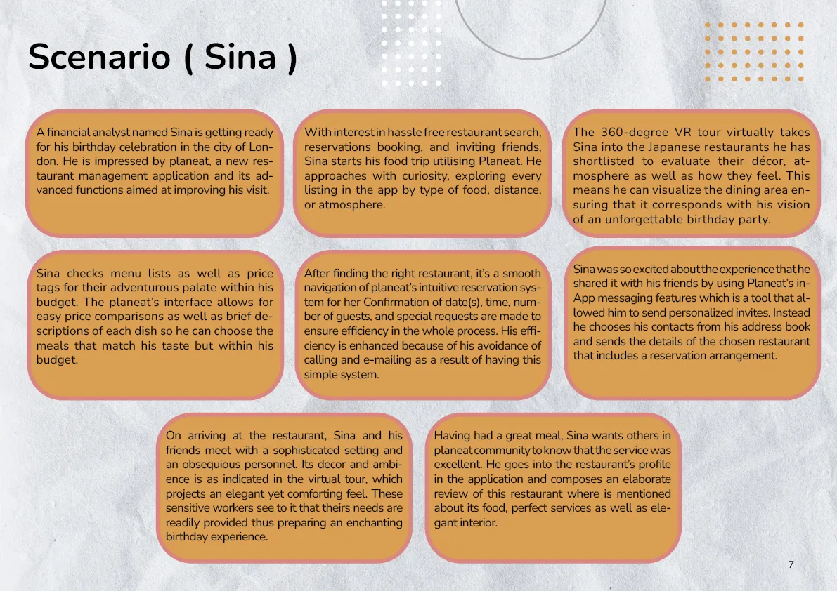 Shima Amini - Planeat ApplicationPlaneat Application